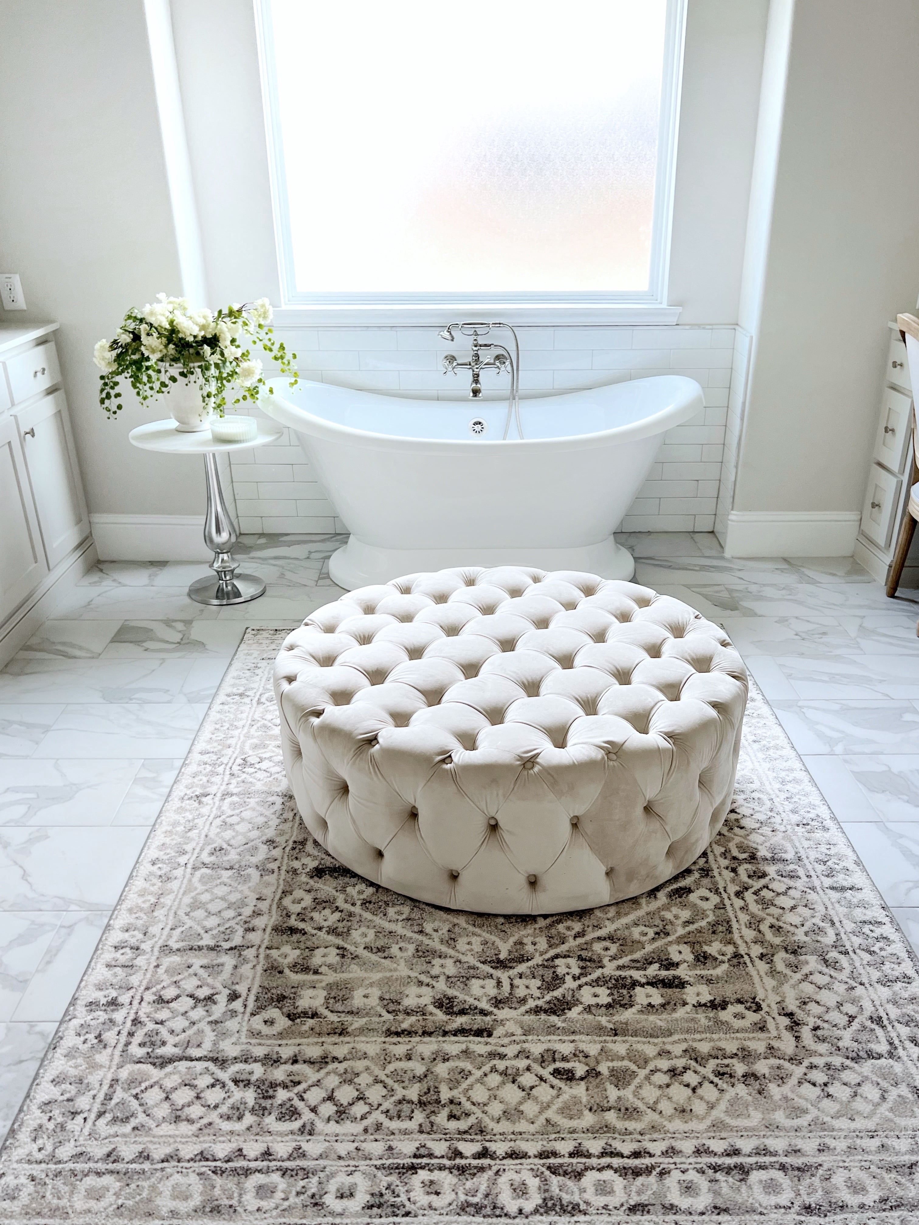My Texas House Delilah 9' X 13' Light Grey Geometric Area Rug