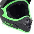 thumbnail image 5 of Razor Full Face Black and Green Sport Helmet Unisex Youth, Ages 8 and Up, 5 of 8