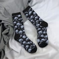 thumbnail image 5 of Pofeuu Gothic Skull Print Crew Socks, Adult Running Hiking Socks for Youth and Adult, 5 of 6