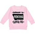 thumbnail image 2 of Inktastic Montana Someone Loves Me Toddler Sweatshirt, 2 of 4