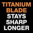 thumbnail image 5 of Fiskars Non-Stick Titanium Softgrip Fashion Scissors - 8 in Blade - 1 Piece, Sea Mist/Eclipse, 5 of 9