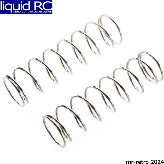 Tekno RC 6090 Shock Spring Set 1.6x9.0T 80mm Pink 4.80 lb/in