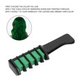 thumbnail image 4 of Temporary Hair Color Comb, Professional Portable Mini Instant Temporary Hair Dye Combs Non-Toxic Chalk Color for Girls and Boys Spray Hair Dyeing New Year Family Gathering(Dark fluorescent green), 4 of 5