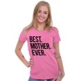 thumbnail image 3 of Best Mom Ever Cute Happy Mothers Day Womens Fitted Plus Size Graphic Tee Brisco Brands 2X, 3 of 5