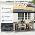 thumbnail image 3 of ZYPPPA  13 FT Double-sided Patio Umbrella, Outdoor Large Twin Size Umbrella w/Crank Handle & 12 Heavy-Duty Ribs, Oversized Rectangle Market Umbrella for Garden Deck Poolside, 3 of 18