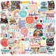 thumbnail image 1 of Stickers Zguiyttz para maestros, 62 piezas, vinilo impermeable, 1 of 7