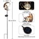 thumbnail image 3 of Solar Garden Ornaments Outdoor Fairy Solar Light Moon Star Crackle Glass Ball Stake Metal Lights Decorative Waterproof Warm White LED for Garden Pathw, 3 of 5