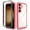 Rose, variant on Allytech Clear Case for Samsung Galaxy S24, Soft TPU + Rugged PC Back Case, Ultra Slim Lightweight Shockproof Bumper Anti-Drop Screen Camera Protection Stylish Transparent Shell - Rose