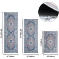 thumbnail image 2 of Boho Kitchen Rug Sets 3 Piece Farmhouse Rugs and Runners Non Slip Washable Floor Mat Carpets for Entryway Hallway Laundry Living Room(r-blues), 2 of 6