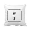 thumbnail image 1 of Keyboard Symbol 3 Throw Pillow Sleeping Sofa Cushion Cover, 1 of 3