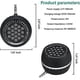 thumbnail image 5 of Zk-portable Speaker, Mini Phone Speaker With 3.5mm Aux Audio Jack (black), 5 of 5