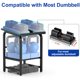 thumbnail image 5 of Soporte para mancuernas Niffgaff de alta resistencia, 64 cm, capacidad de carga de 500 lb, 5 of 7