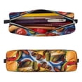 thumbnail image 2 of Honeii Vibrant Picnic Food Spread Pattern Pencil Case, Pencil Pouch, Pencil Case Small, Pencil Pouch Aesthetic, PVC Pencil Pouch, Pencil Bag, Makeup Pouch, 2 of 7