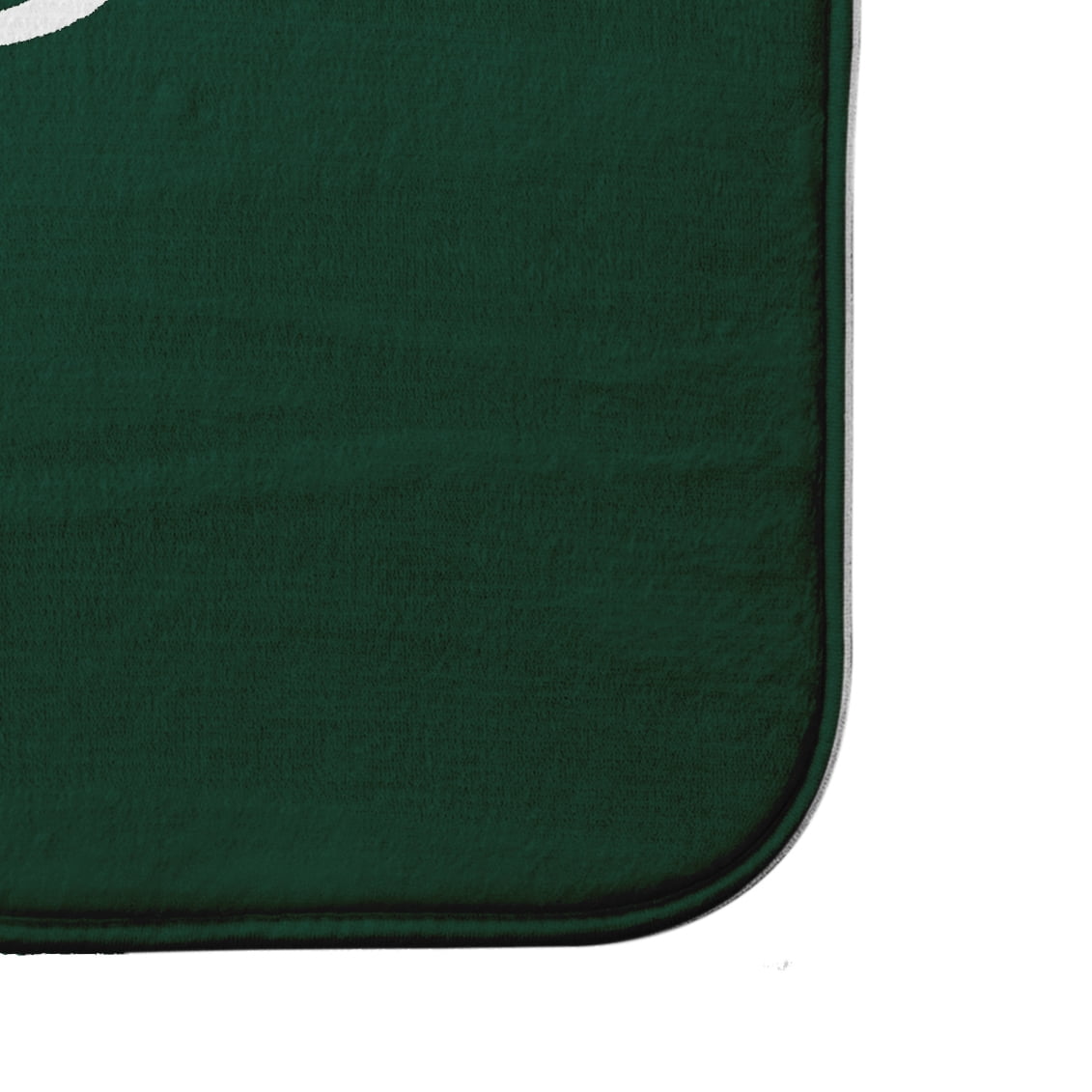 Simply Daisy 34" x 21" Plush Microfiber Green Life + Ball Bath Mat