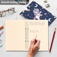 thumbnail image 5 of Unicorns Astronaut Planets Ring Binder Notebook Journey Note Diary College Ruled Spiral Notebook Study Loose Leaf Paper A5 60 Pages, 5 of 8