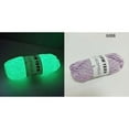 thumbnail image 1 of Lana que brilla en la oscuridad - 4 rollos de hilo de poliéster luminoso de 55 yardas para manualidades y ropa DIY, 1 of 2