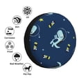 thumbnail image 4 of Susaid Space Dinosaur Print Water Proof Spare Tire Cover Wheel Tire Dust-proof Cover Fit Trailer, RV, SUV and Many Vehicle-14 inch, 4 of 6