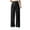 B115 Black women's pants clearance under $5, variant on Women Pants on Under $5! Cagogo Women's Elastic High Waisted Wide Leg Dress Pants Loose Fit Pleated Front Business Casual Work Flowy Pants Trousers Comfy Palazzo Pants