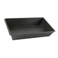 thumbnail image 1 of Pizca rectangular bandeja de pizza profunda pizza pesada limpieza fácil limpio prepaconado bandeja de pan para restaurante de cocina para cocina 25.4cmx15.2cmx5cm, 1 of 8