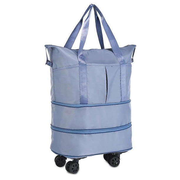 Rolling Duffle Bag with Wheels,Expandable Foldable Duffel Bag with Wheels for Travel,Rolling Luggage Duffel Bag,C