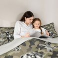 thumbnail image 4 of Homewish Rustic Dog Duck Twin Comforter Sets,Camouflage Labrador Retriever Bedding Set,Green,Light Gray Reversible,2pcs,1 Comforter and 1 Pillowcase, 4 of 7