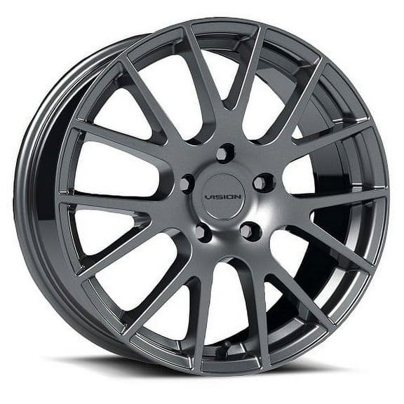 15x6.5 Vision 18 Hellion Gunmetal Wheel 4x100 (38mm)