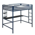 thumbnail image 1 of Novogratz Maxwell Metal Full Loft Bed with Desk & Shelves, 1 of 9