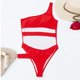 thumbnail image 4 of Bikini cómodo para mujer, traje de baño de una pieza calado sólido, conjunto de ropa de playa OAVQHLG3B Store lin121212, 4 of 4