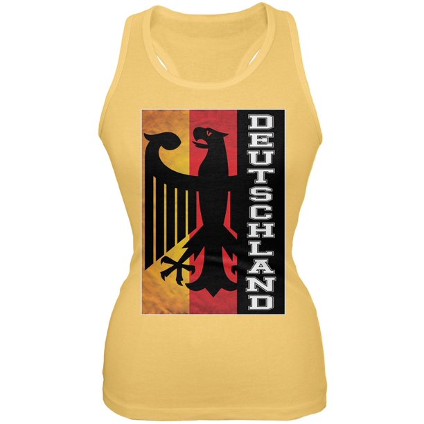 Fifa World Cup Germany Deutschland Eagle Silhouette Yellow Juniors Tank Top Large Walmart Com Walmart Com