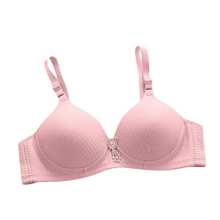 

BUIGTTKLOP Plus Size Bras For Women Clearance Woman S Solid Color Comfortable Hollow Out Perspective Bra Underwear No Rims