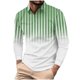 thumbnail image 2 of Blusa y camisa de manga larga con cuello vuelto para hombre, informal, con cuello vuelto, estampado, para fitness, deportiva, de manga larga, de poliéster, 2 of 5