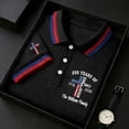 thumbnail image 2 of XDZJLR Men Polo Shirts 4Th Of July Patriotic Short Sleeve Casual Comfort Commemorative Graphic Collared Independence Day 250Th Anniversary Shirt Men S-5Xl, 2 of 5