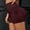 Dark Red, variant on OVESPORT Women's Single/4-piece Sports Shorts, Fitness Motorcycle Yoga Seamless High Waisted And Hip Lifting Shorts