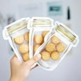 YANXIAO 10Pc Preservation Fridge Freezing Food Storage Reusable Jar