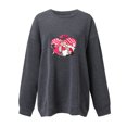 thumbnail image 2 of Gibobby Sudadera de mujer Sudadera de Forro Polar Sudadera para mujer(Gris,CH), 2 of 3