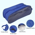 thumbnail image 3 of Uxcell Golf Shoe Bag, Dust Proof Shoe Bags Portable Golf Shoes Organizer, Blue 2 Pack, 3 of 5