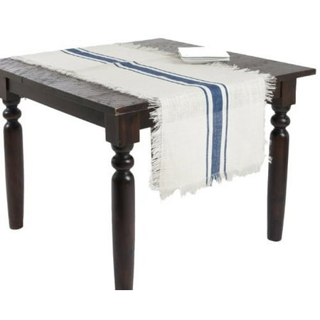SARO LIFESTYLE JU190.NB2070B 1-Piece Oblong Runner 20 by 70-Inch Navy Blue