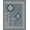 Blue, Pattern 6, variant on ODIKA 4'x6' Dusty Rose Lotus Botanical Washable Area Rug Flying Birds Water Lilies Floral Motifs Decorative Geometric Border Pet Friendly, Non-Shedding for Bedroom, Reading Nook