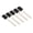 Black, variant on 20pcs 1 Inch Sponge Wood Handle Paint Brush Set 10 Pack Lightweight Durable and Used for Acrylics Stains Varnishes Crafts Art
