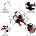 thumbnail image 3 of Freestanding metal wine rack for 9 bottles - Honeycomb, 3 of 6