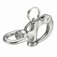 thumbnail image 5 of 2X Stainless Steel Swivel Shackle Quick Release Boat Anchor Chain Eye Shackle Swivel Snap Hook for Marine Architectural, 5 of 10