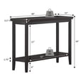 thumbnail image 4 of Convenience Concepts Ledgewood Console Table with Shelf Multiple Finishes, 4 of 5