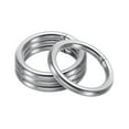 thumbnail image 1 of Unique Bargains 30mm Metal O Rings, 4 Pack 304 Stainless Steel Round Rings for Hardware Bags, 1 of 7