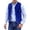 A1#-Blue, variant on Mens Vintage Faux Suede Vest Multi Button Casual Sleeveless Jacket Retro British Style,Green,SIZE:M