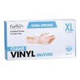 thumbnail image 2 of Guantes de vinilo desechables ForPro de grado industrial, 100 unidades, 2 of 7
