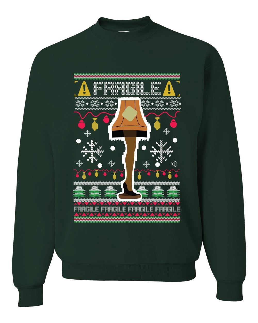fragile ugly christmas sweater