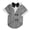 Gray, variant on BOKYAN Small Dog Suit Pet Bow Tie Shirt Elegant Tuxedo Groom Pet Apparel Clothes for Wedding Party Formal Event Stylish Gentleman Outfit with Button Closure Gray Size XS (9.4 inches / 24 cm length)
