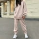 thumbnail image 1 of 2 uds., Chándal para mujer, pulóver, capucha de manga larga, pantalones de chándal cálidos, conjunto de trajes Otoño Invierno Soledad Chándal de sudor, 1 of 9