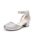 thumbnail image 1 of Zapatos de Vestir para Niñas DREAM PAIRS KKUMPU2501 Plateados Talla 3, 1 of 6