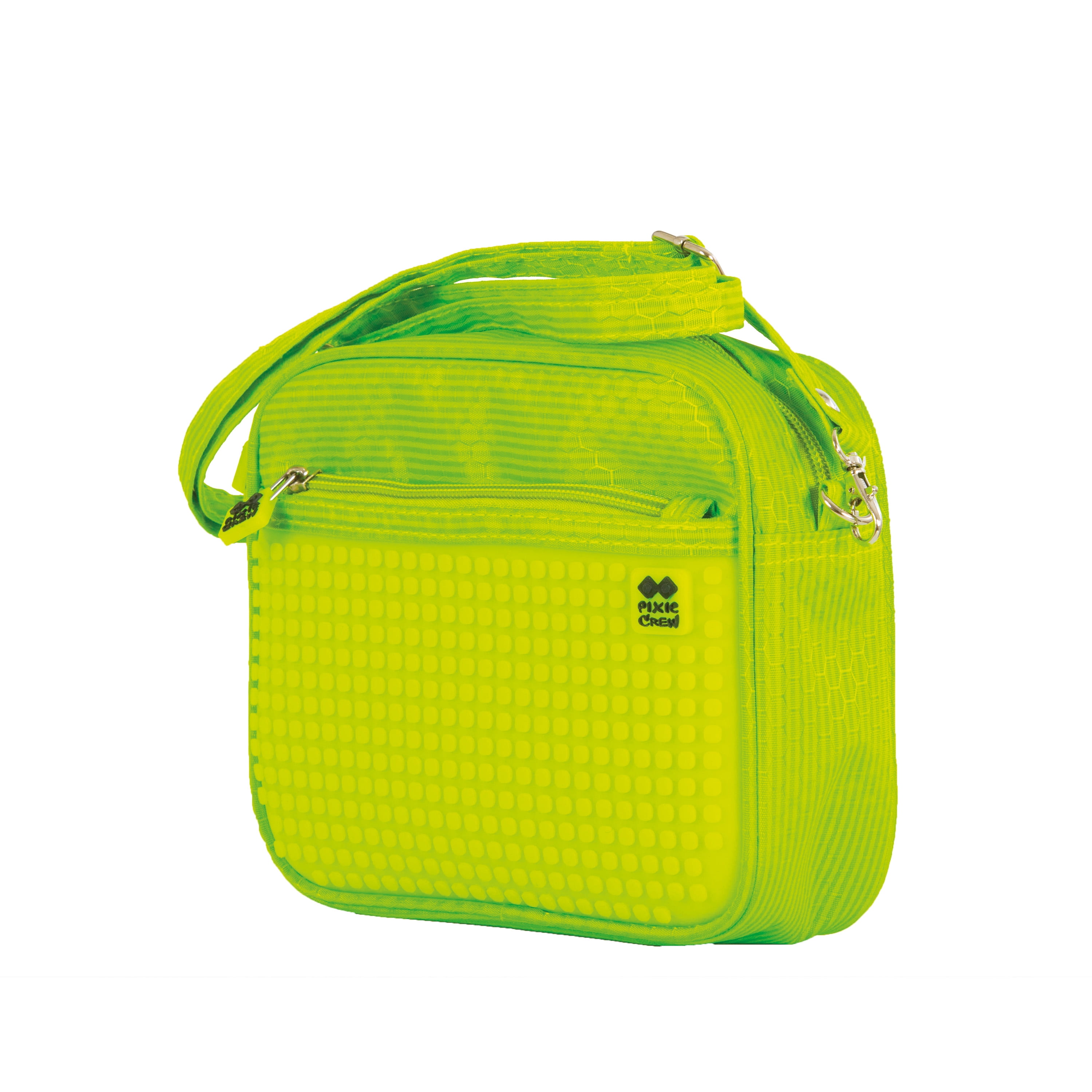 neon yellow handbag